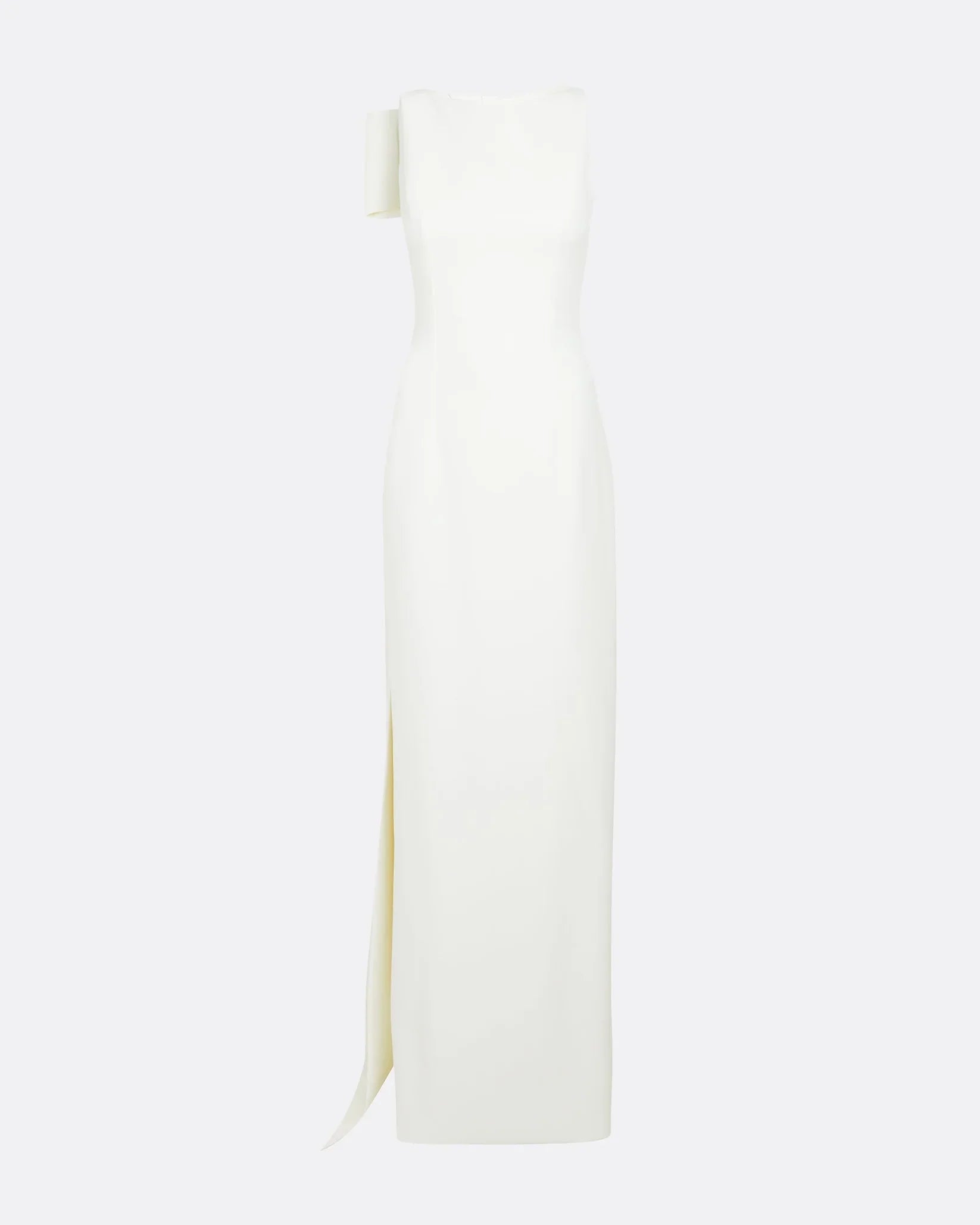 Sleeveless column dress with bow accent - Lura