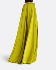 V-neck pleated dress with embellished waist-Patricia