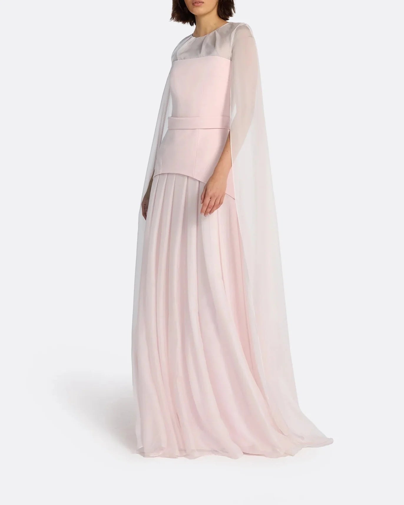 Long Sleeve Multi-Layer Dress - BLUSH