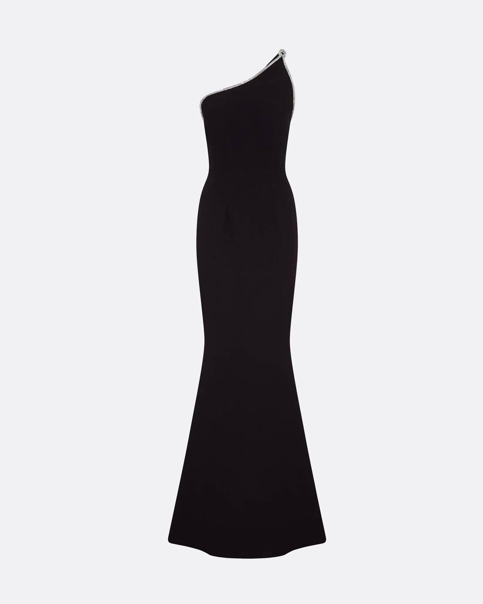 One-shoulder fitted dress with crystal embellishment - Daisy