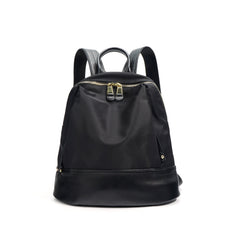 woven leather shoulder bag with zipper top - LIXA