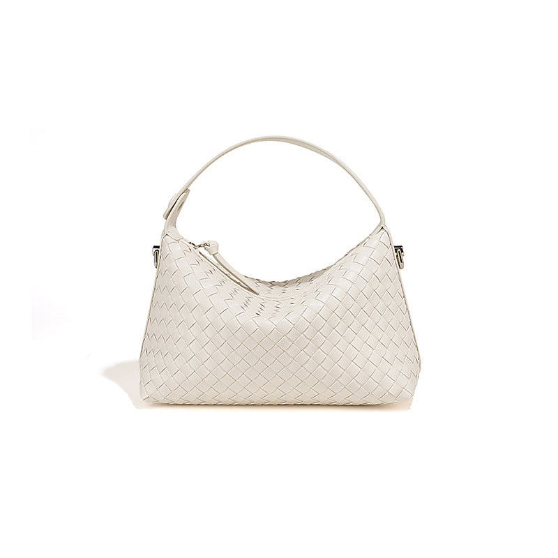 woven hobo bag with sculpted handle – SIENNL