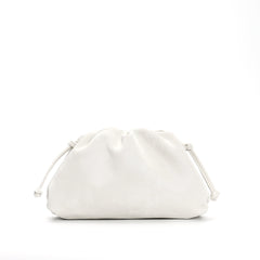 drawstring velvet-effect clutch bag - NOVIA