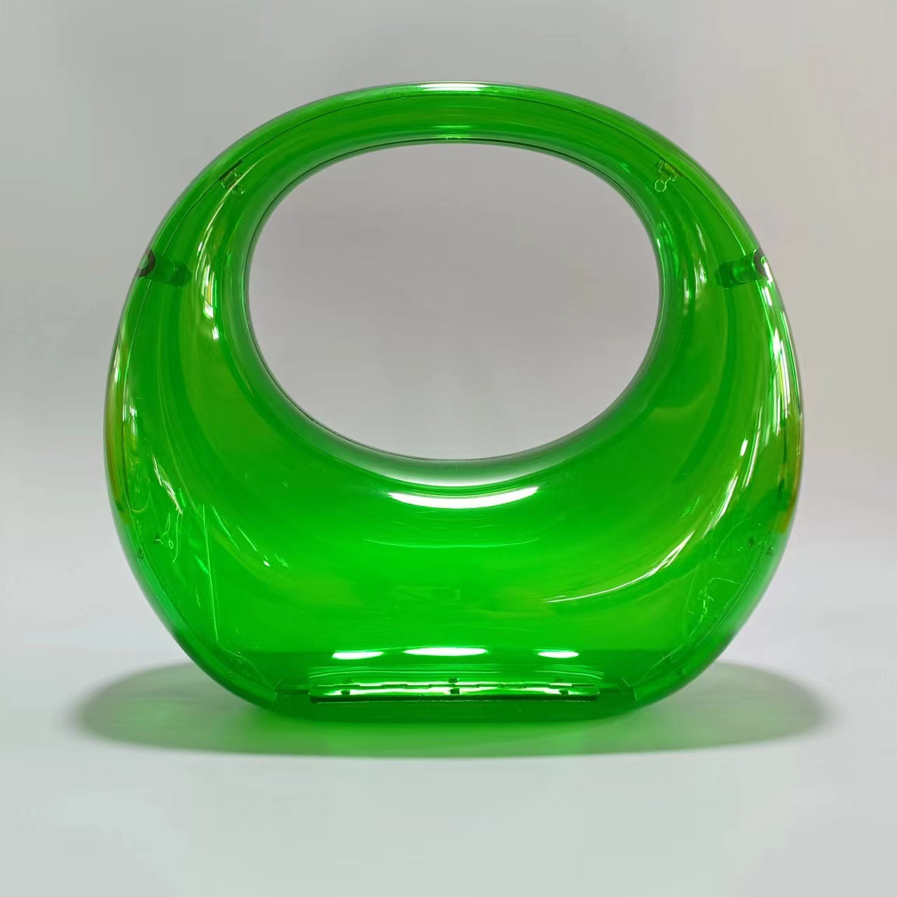 round top-handle acrylic handbag - Errolyn