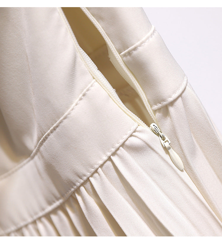 belted blazer dress with pleated skirt – Thyone
