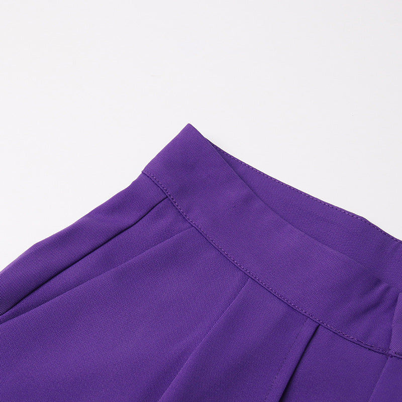 high-waist wide-leg tailored pants - Sapy