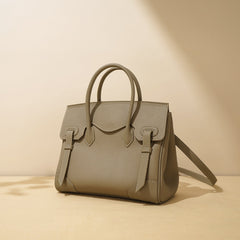 mini top-handle satchel with buckle detail – VERA