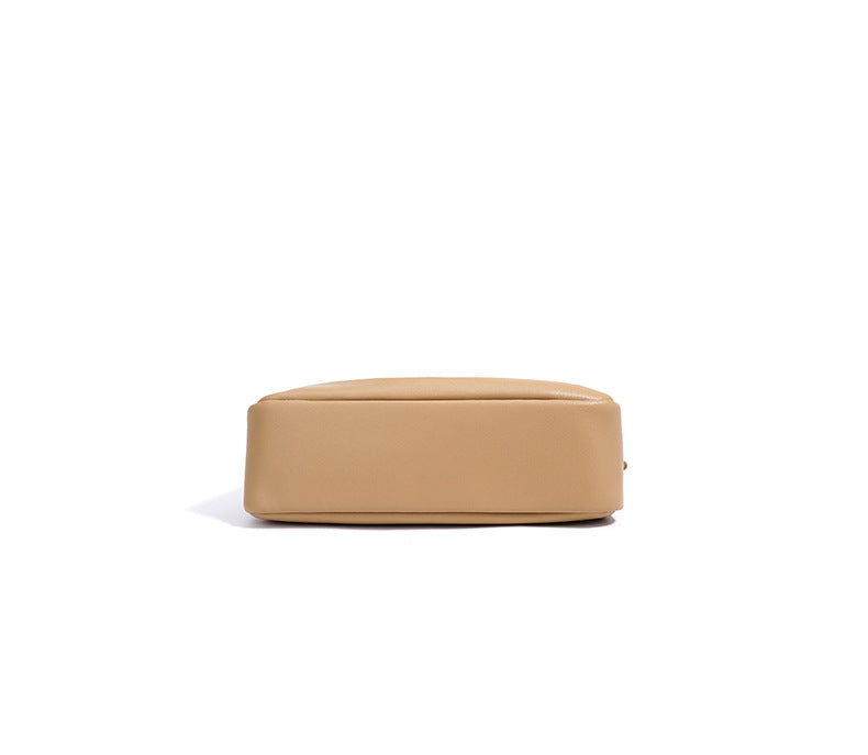 structured shoulder bag with twist-lock clasp - SOFIAQ
