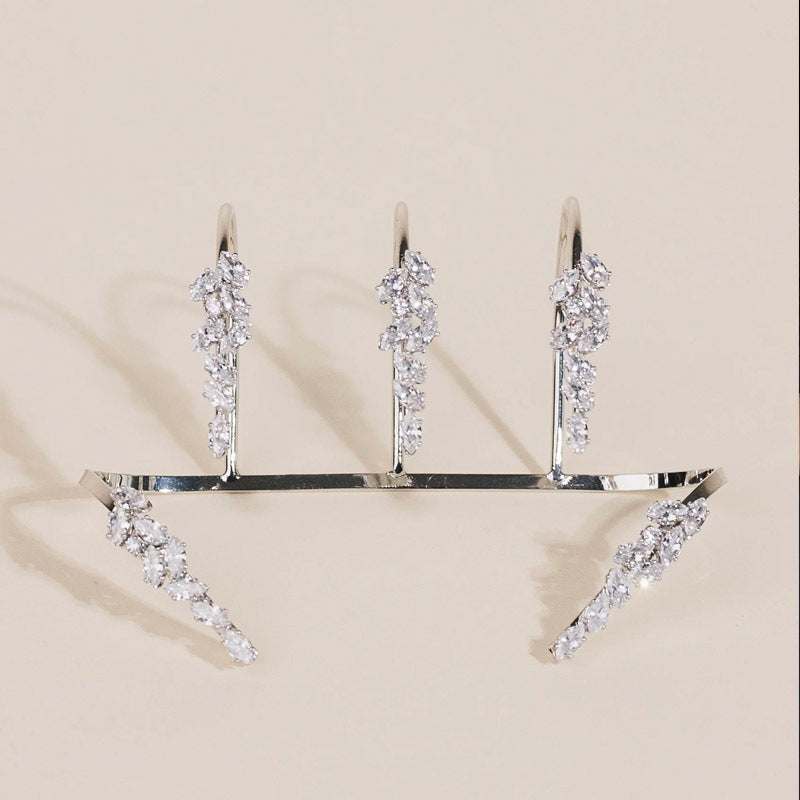 crystal cluster multi-finger ring – Acham