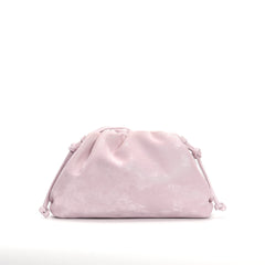 drawstring velvet-effect clutch bag - NOVIA