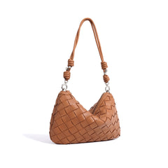 woven hobo bag with knotted handle - AZRAD