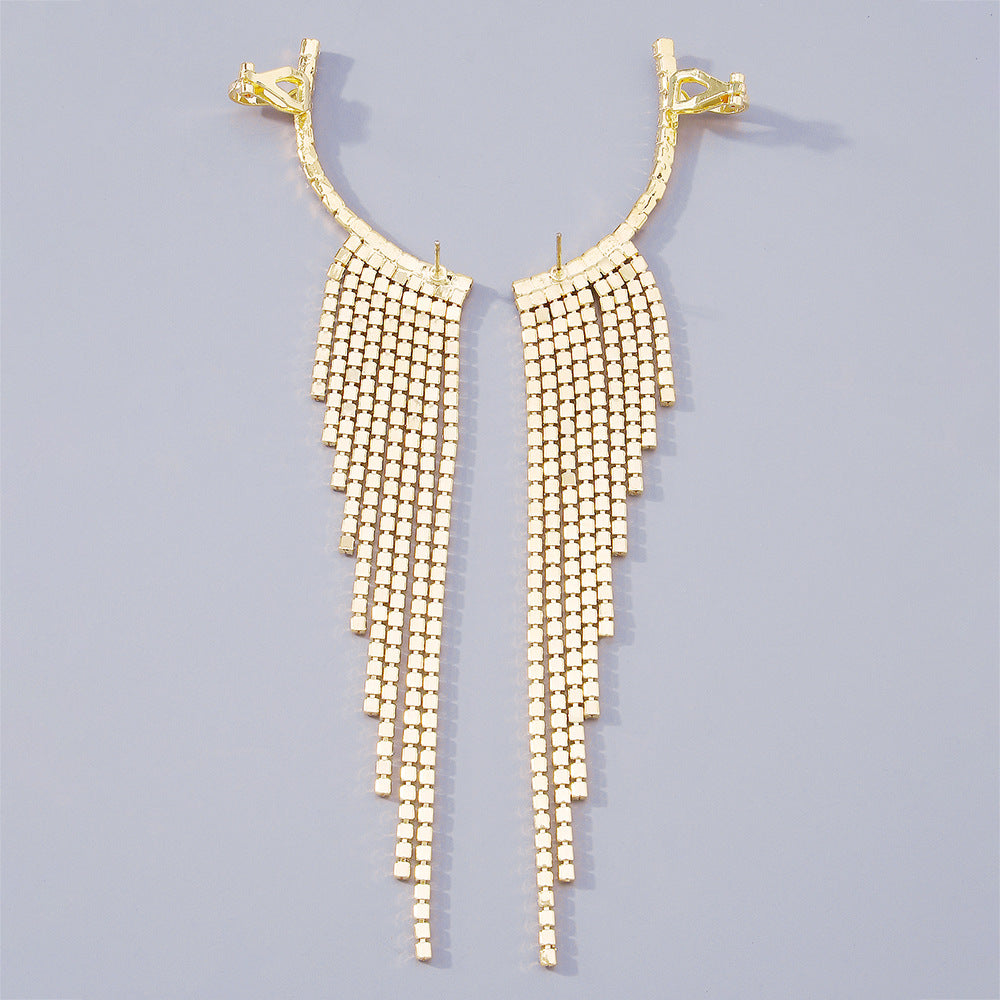 rhinestone fringe ear cuff – NOVAQ