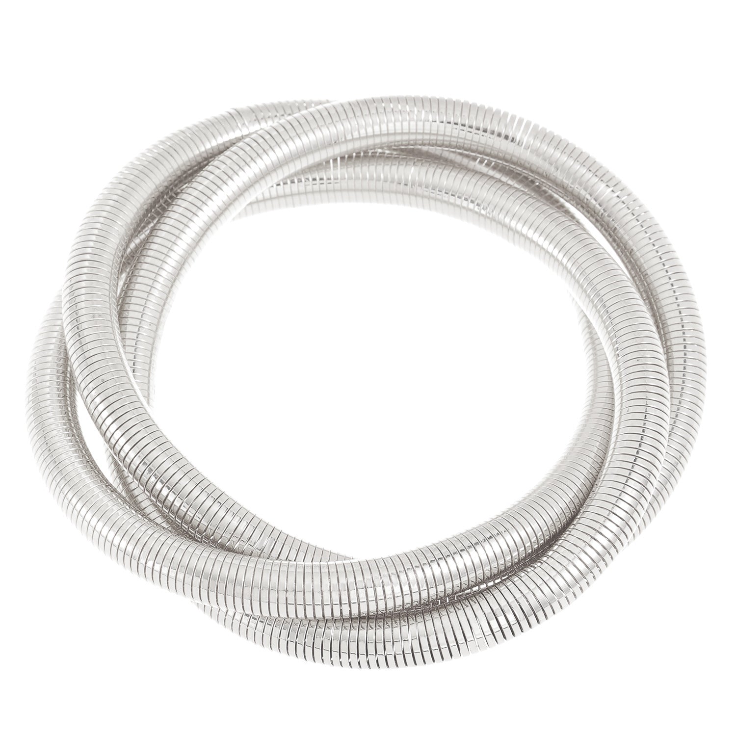 coiled gold snake bangles with sleek stacked finish – LUNARA