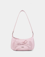shoulder baguette bag with front bow detail - CHEXRY
