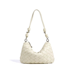 woven hobo bag with knotted handle - AZRAD