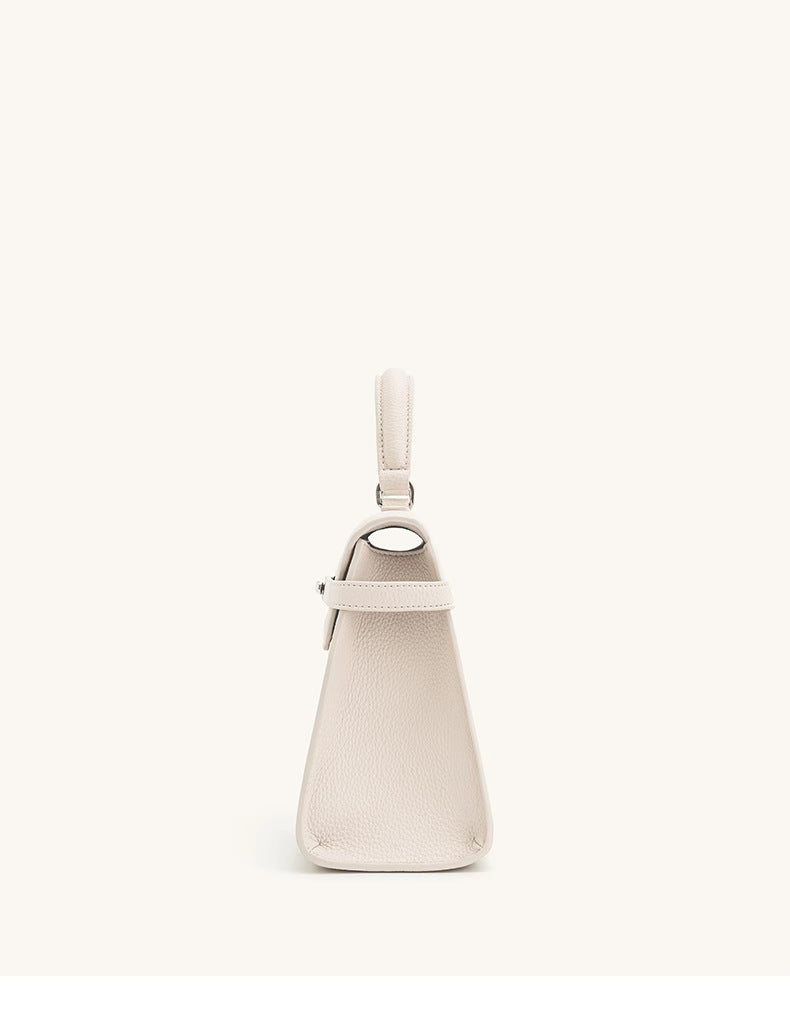 Structured Top-Handle Bag with Turn-Lock Closure – IVIIRY