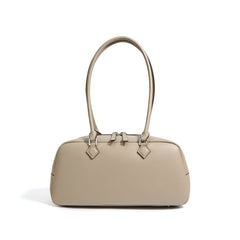 structured double-handle baguette bag – SAGE