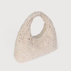 round-handle crochet handbag – LUNEH