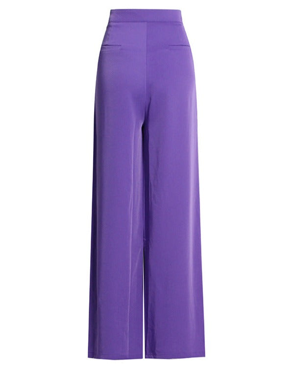 high-waist wide-leg tailored pants - Sapy