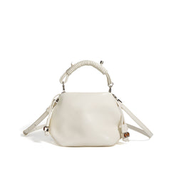 Structured top handle bag with coiled strap - MIPLA