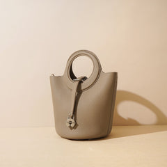 mini bucket tote with circle handles – LYRA