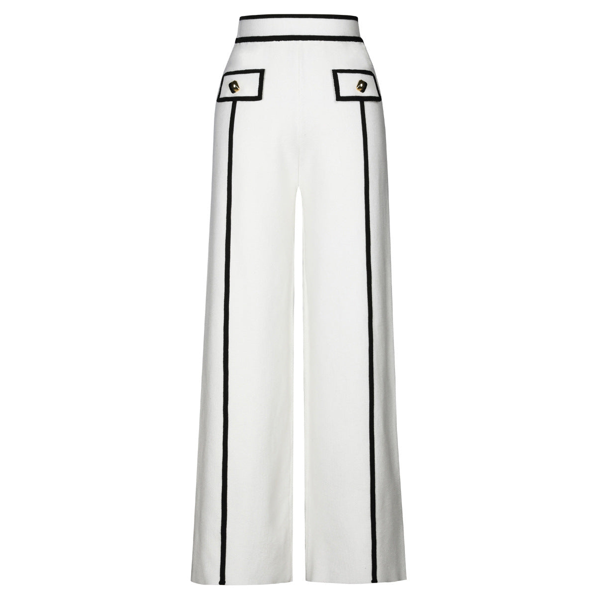 long sleeve tailored suit with contrast piping - DORRAZLI