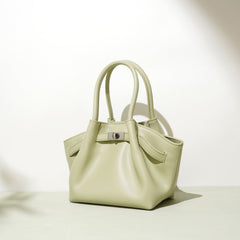 soft-structured mini tote with turn-lock – LILC