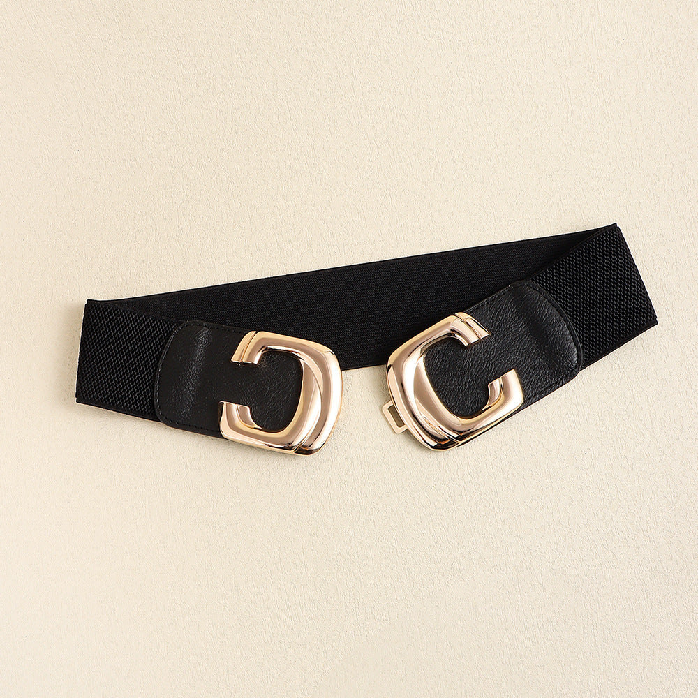 New Women's Coat Belt Elastic Waist Belt - ZEYIA