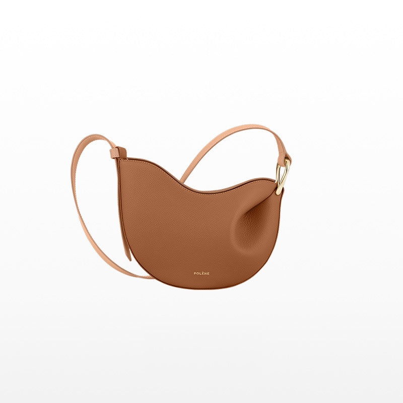 symmetrical saddle crossbody with sculpted wave – ODE