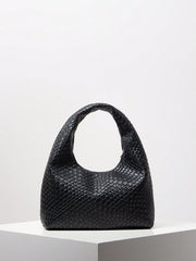Woven hobo handbag with rounded handle - Nurdi