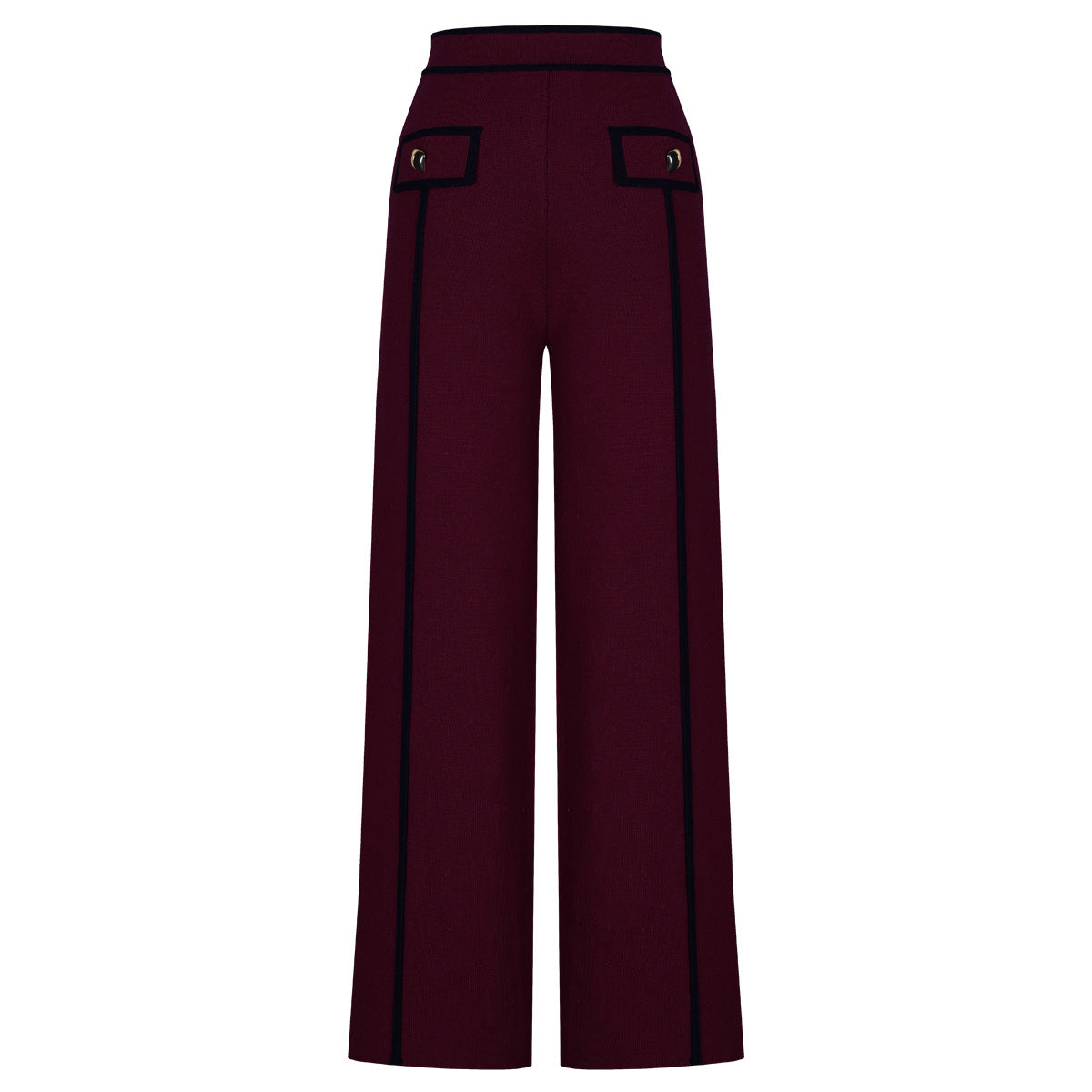 long sleeve tailored suit with contrast piping - DORRAZLI