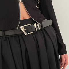 Women's belt with a distinctive design - ERLEN