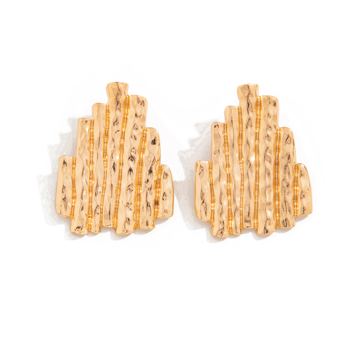 hammered bar cluster earrings – SYRA
