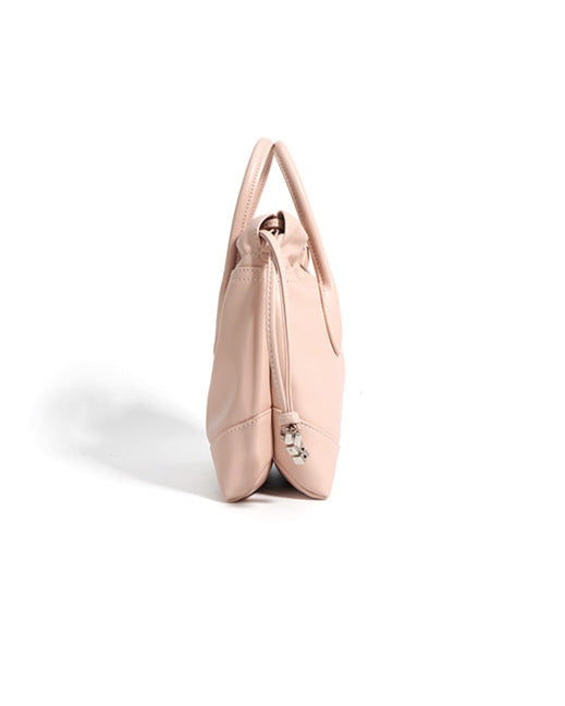 drawstring mini tote with top handles - RUBYK
