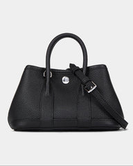 mini tote bag with top handles and crossbody strap - MAZA