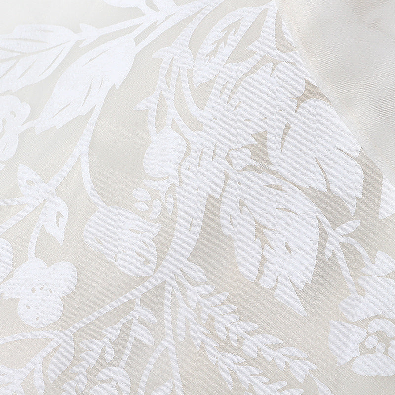 White blouse with floral design - Celtam