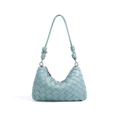 woven hobo bag with knotted handle - AZRAD