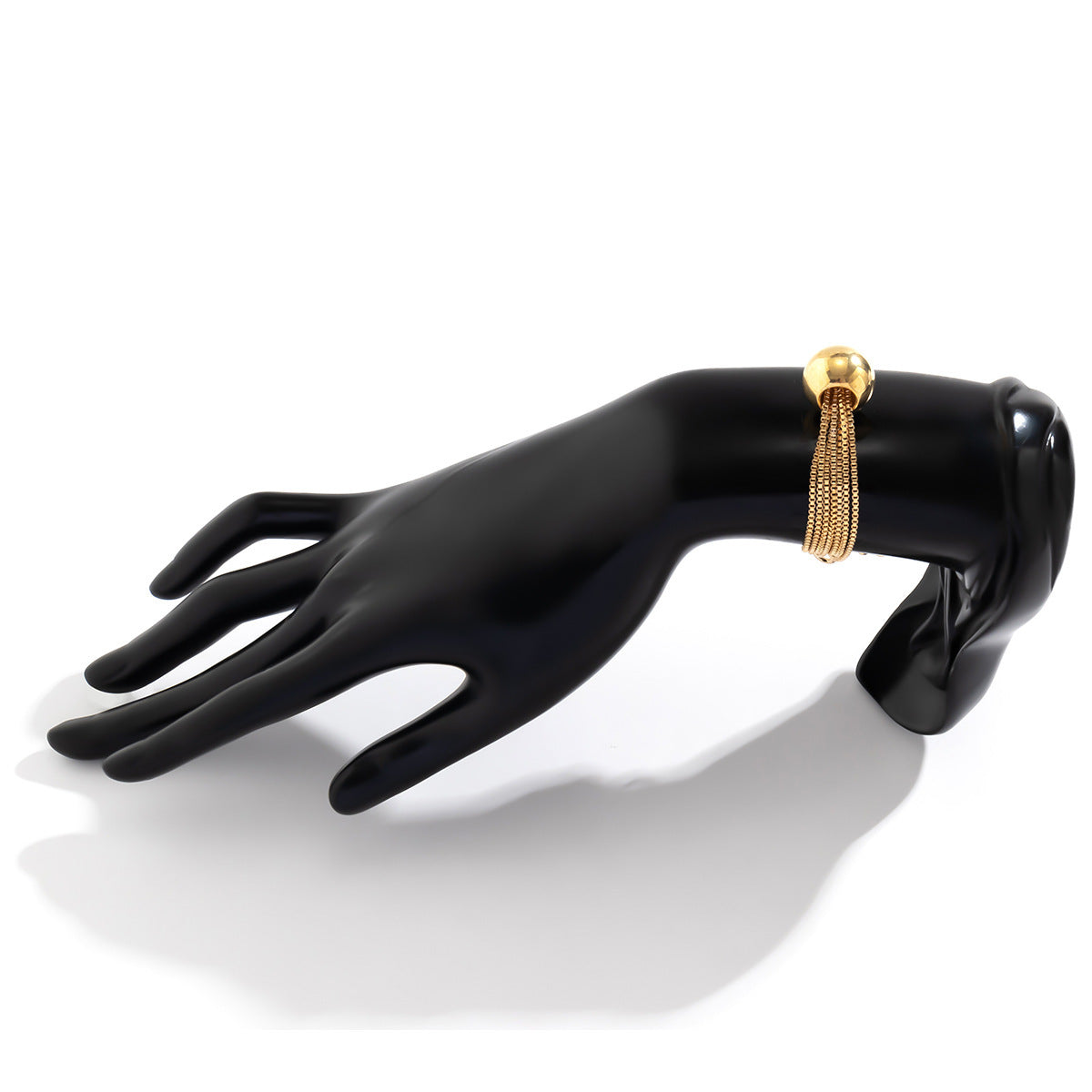 Multi-Strand Chain Bracelet with Oversized Bead – Gihkru