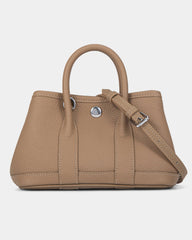 mini tote bag with top handles and crossbody strap - MAZA