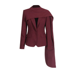 Tailored blazer with dramatic cape detail - Eliry