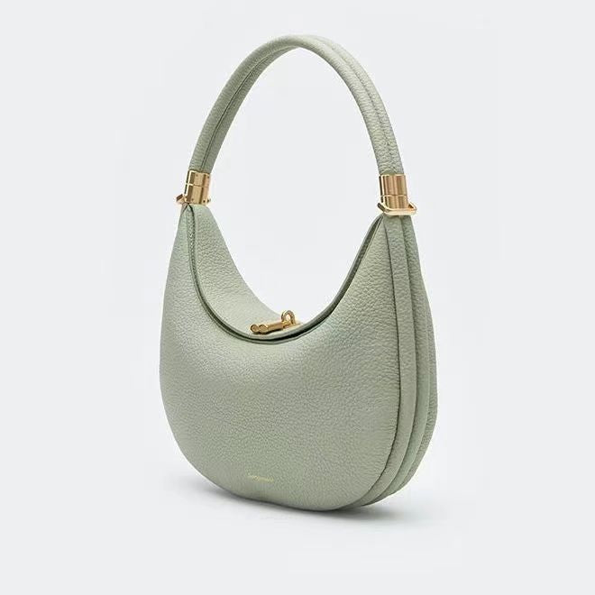 crescent hobo bag with gold hardware – MIRA