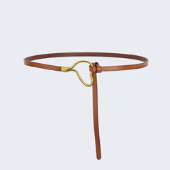Women's Genuine Leather Belt with Knot - GIKIN