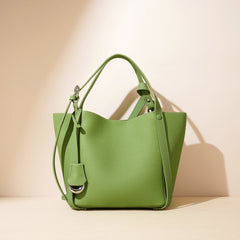 mini tote bag in pebbled leather – IVQ