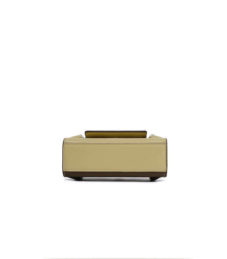 structured mini handbag with curved handles - AURPA