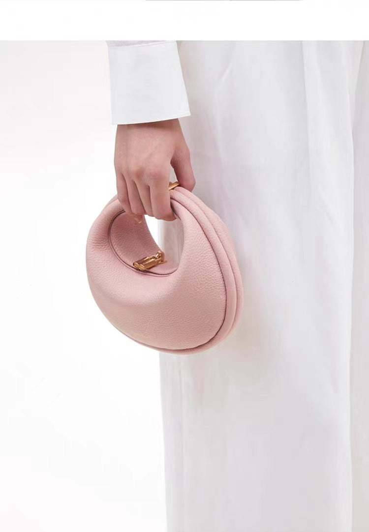 crescent hobo bag with gold hardware – MIRA