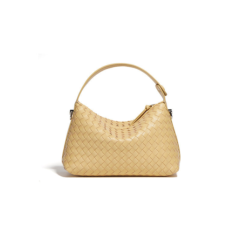 woven hobo bag with sculpted handle – SIENNL