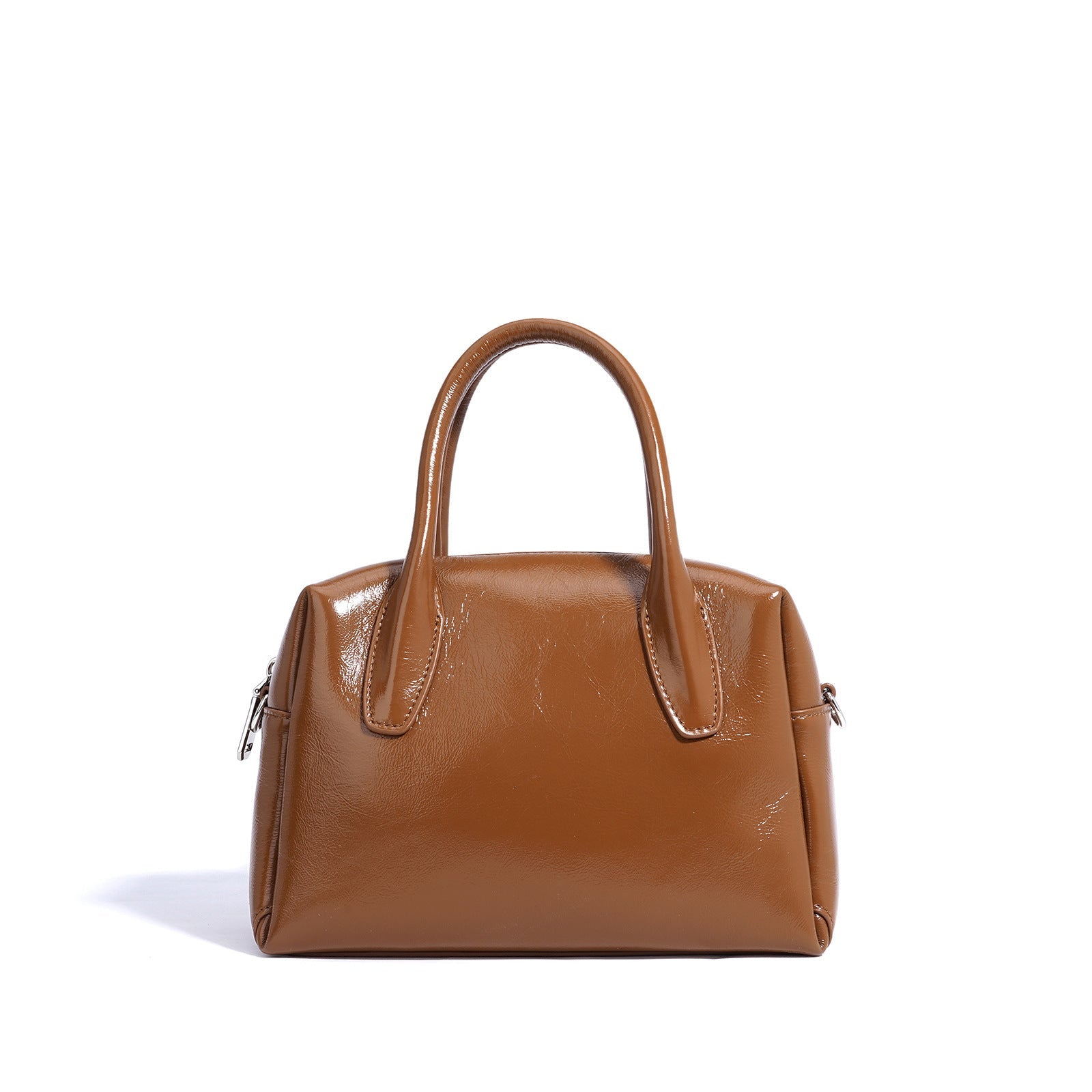 structured mini handbag with knotted charm - DELKA