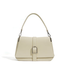 structured shoulder bag with buckle strap detail - NOIRU