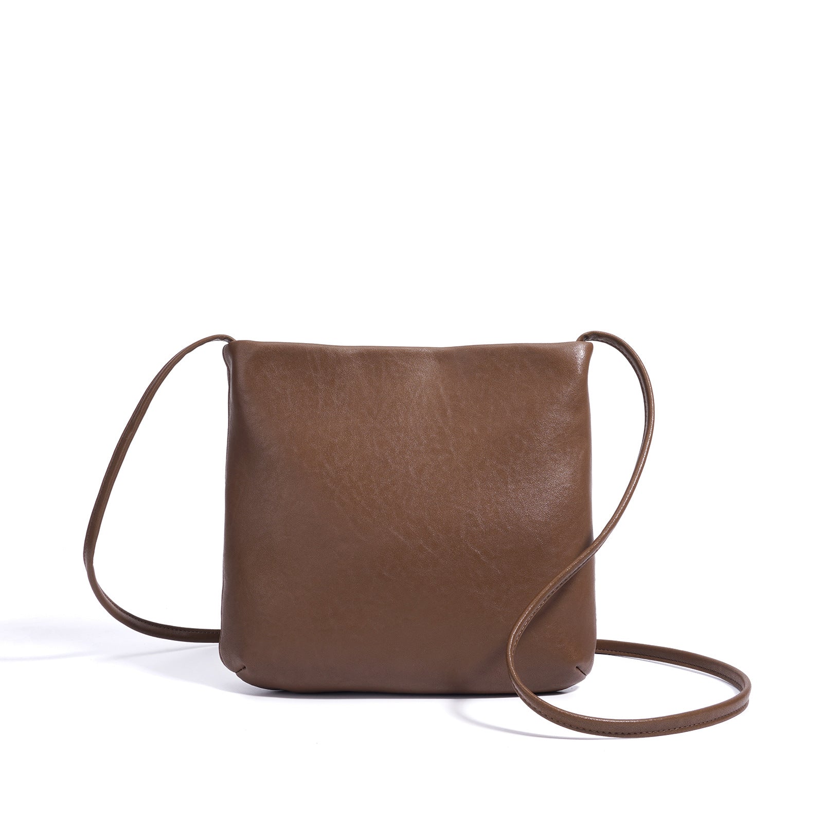minimalist crossbody bag in matte black – NOIZA