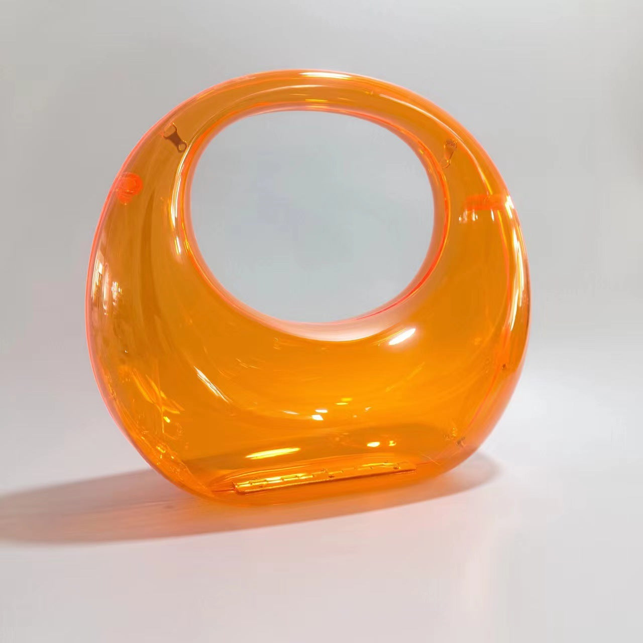 round top-handle acrylic handbag - Errolyn